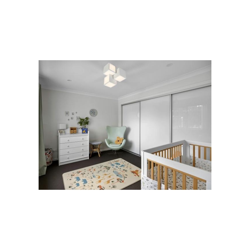LED Prigušiva plafonjera LED/60W/230V 3000-6500K + Daljinski upravljač