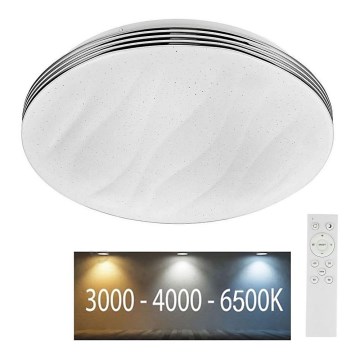 LED Prigušiva plafonjera LED/60W/230V 3000K/4000K/6500K + Daljinski upravljač