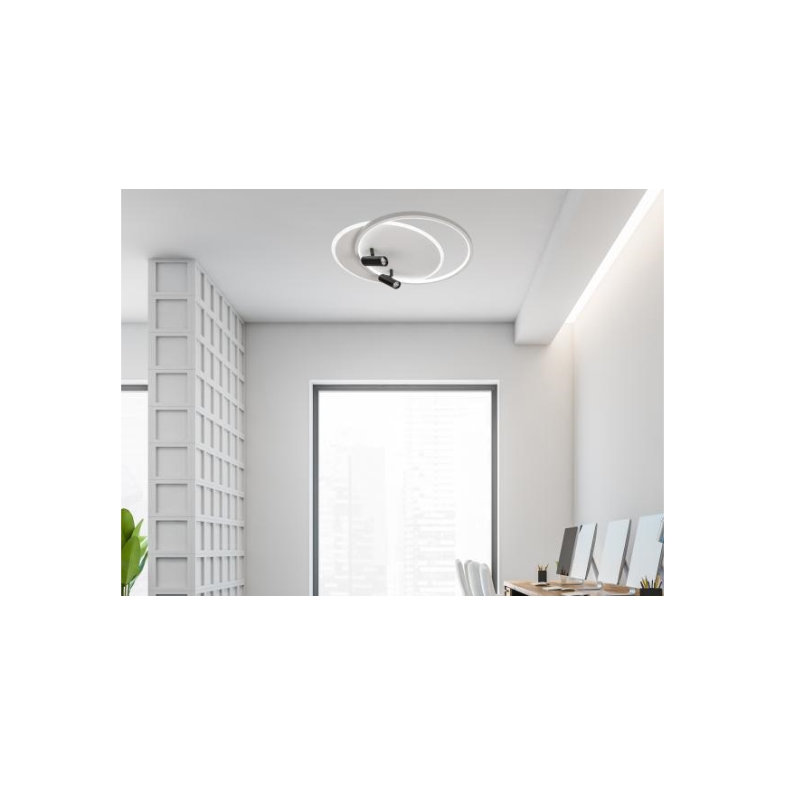 LED Prigušiva plafonjera LED/65W/230V 3000-6500K bela + Daljinski upravljač