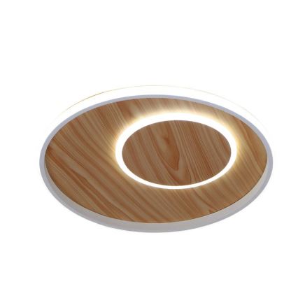 LED Prigušiva plafonjera LED/65W/230V 3000-6500K braon +daljinski upravljač