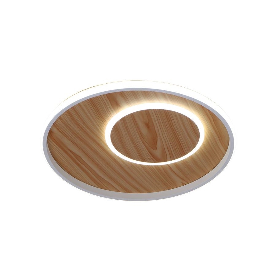 LED Prigušiva plafonjera LED/65W/230V 3000-6500K braon +daljinski upravljač