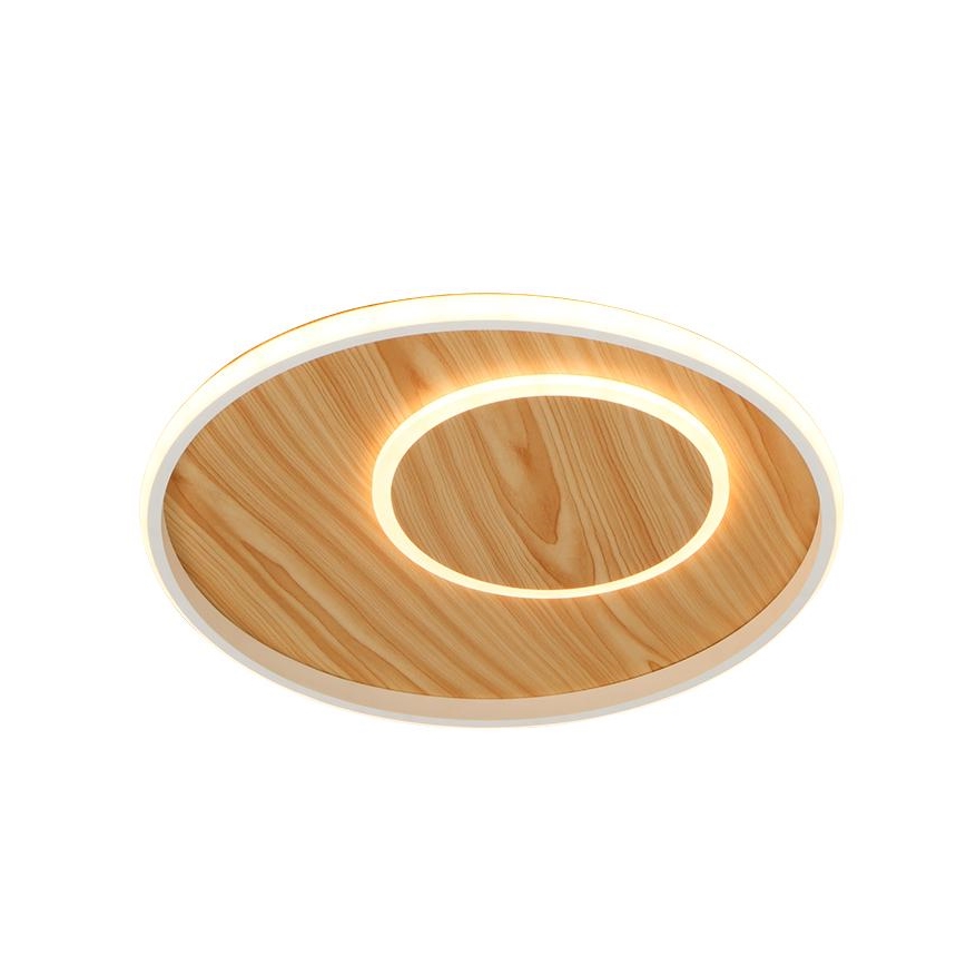 LED Prigušiva plafonjera LED/65W/230V 3000-6500K braon +daljinski upravljač