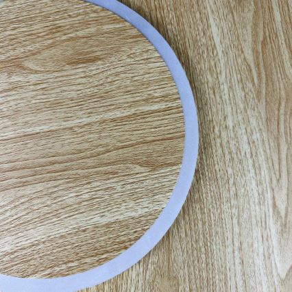 LED Prigušiva plafonjera LED/65W/230V 3000-6500K braon +daljinski upravljač