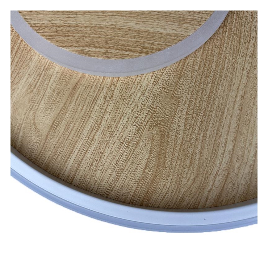 LED Prigušiva plafonjera LED/65W/230V 3000-6500K braon +daljinski upravljač