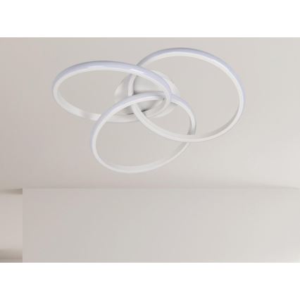 LED Prigušiva plafonjera LED/70W/230V 3000-6500K bela + Daljinski upravljač