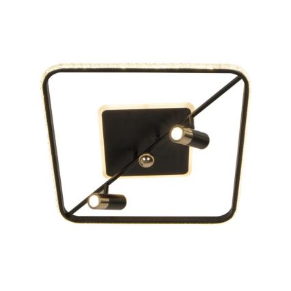 LED Prigušiva plafonjera LED/70W/230V 3000-6500K crno + Daljinski upravljač