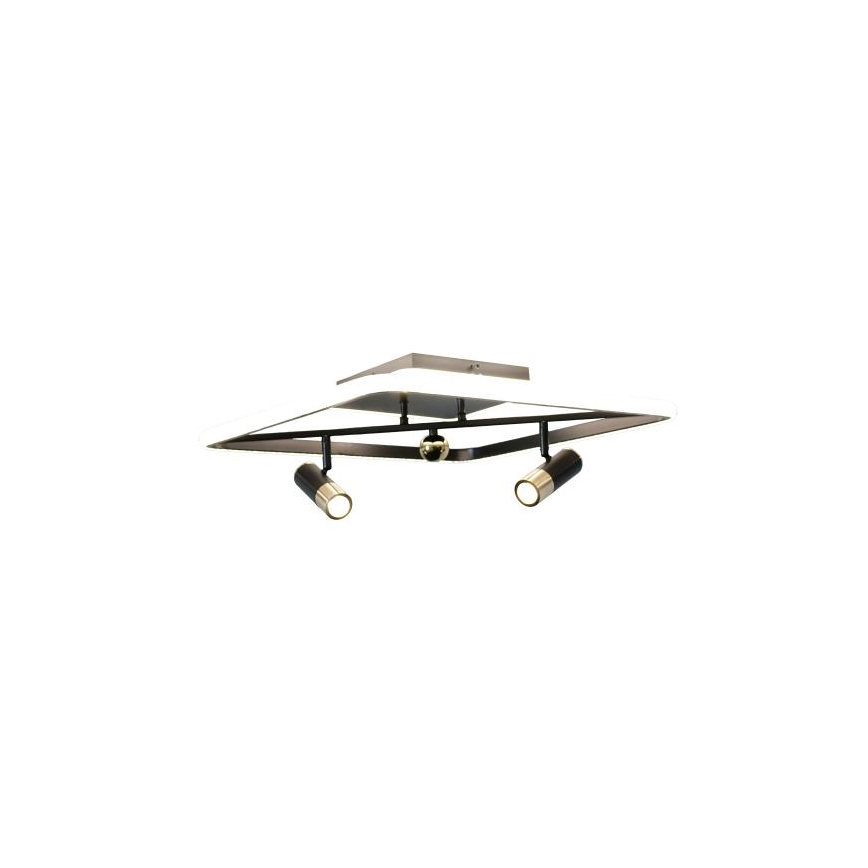 LED Prigušiva plafonjera LED/70W/230V 3000-6500K crno + Daljinski upravljač