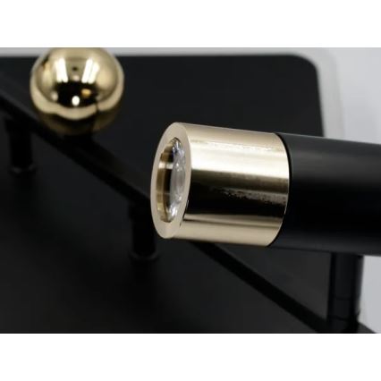 LED Prigušiva plafonjera LED/70W/230V 3000-6500K crno + Daljinski upravljač