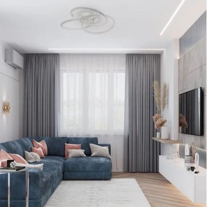LED Prigušiva plafonjera LED/70W/230V 3000-6500K bela + Daljinski upravljač