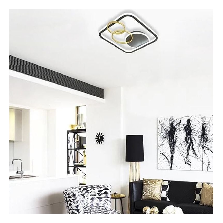 LED Prigušiva plafonjera LED/70W/230V 3000-6500K + Daljinski upravljač