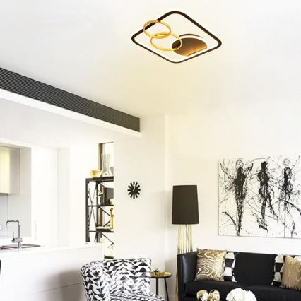 LED Prigušiva plafonjera LED/70W/230V 3000-6500K + Daljinski upravljač