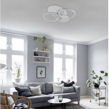LED Prigušiva plafonjera LED/70W/230V 3000-6500K + Daljinski upravljač