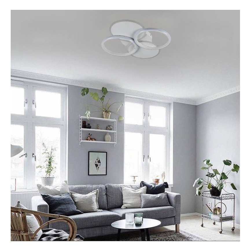 LED Prigušiva plafonjera LED/70W/230V 3000-6500K + Daljinski upravljač