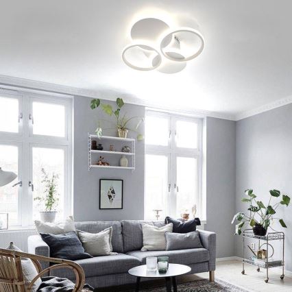 LED Prigušiva plafonjera LED/70W/230V 3000-6500K + Daljinski upravljač