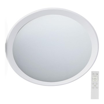 LED Prigušiva plafonjera LED/72W/230V 3000-6500K pr. 67 cm bela + Daljinski upravljač
