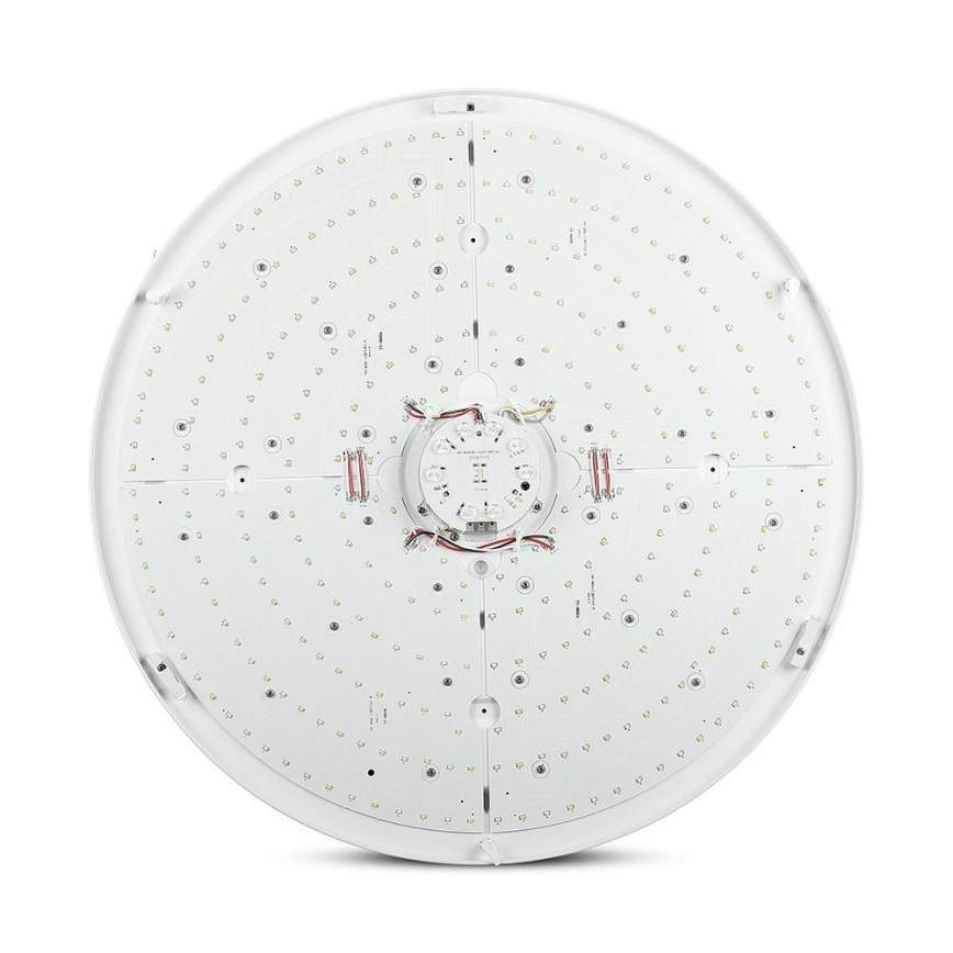 LED Prigušiva plafonjera LED/72W/230V 3000-6500K pr. 67 cm bela + Daljinski upravljač