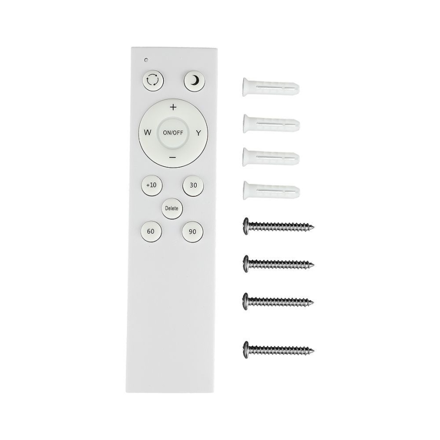 LED Prigušiva plafonjera LED/72W/230V 3000-6500K pr. 67 cm bela + Daljinski upravljač