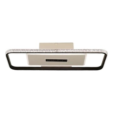LED Prigušiva plafonjera LED/75W/230V 3000-6500K bela/crno + Daljinski upravljač