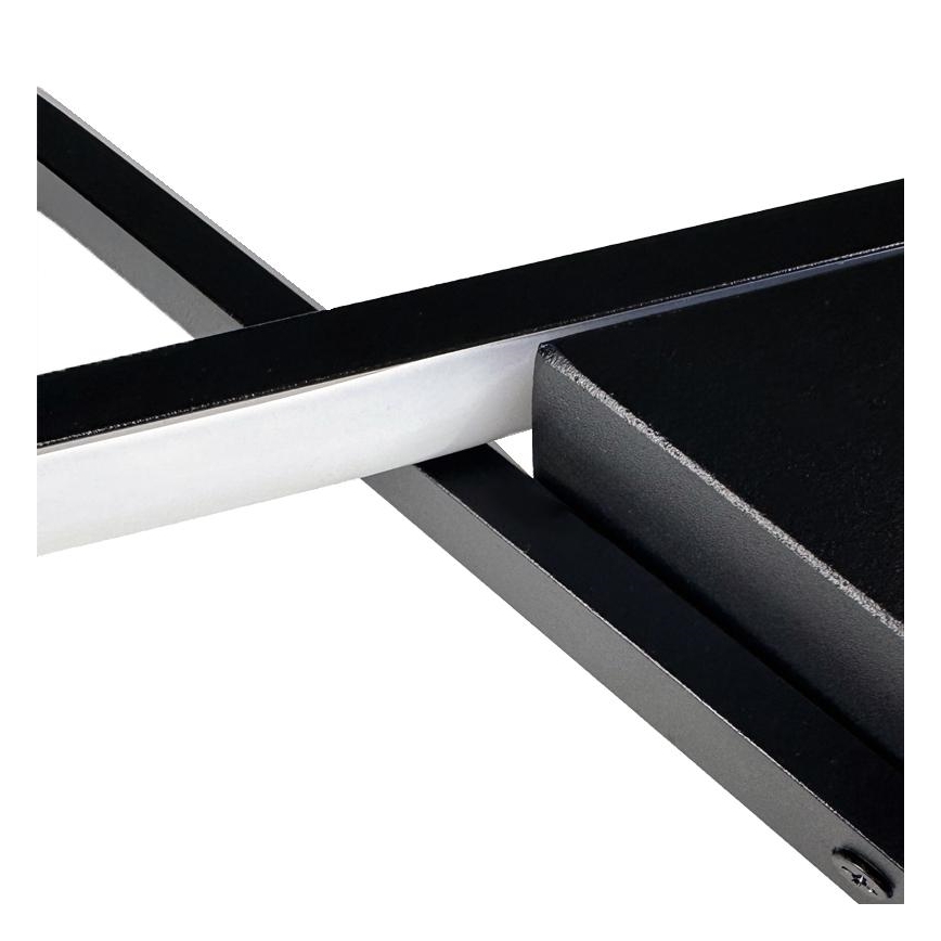 LED Prigušiva plafonjera LED/75W/230V 3000-6500K crno + Daljinski upravljač