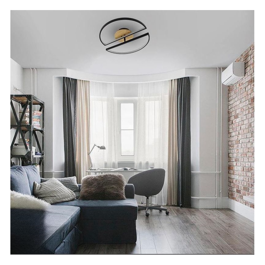 LED Prigušiva plafonjera LED/75W/230V 3000-6500K bukva + Daljinski upravljač