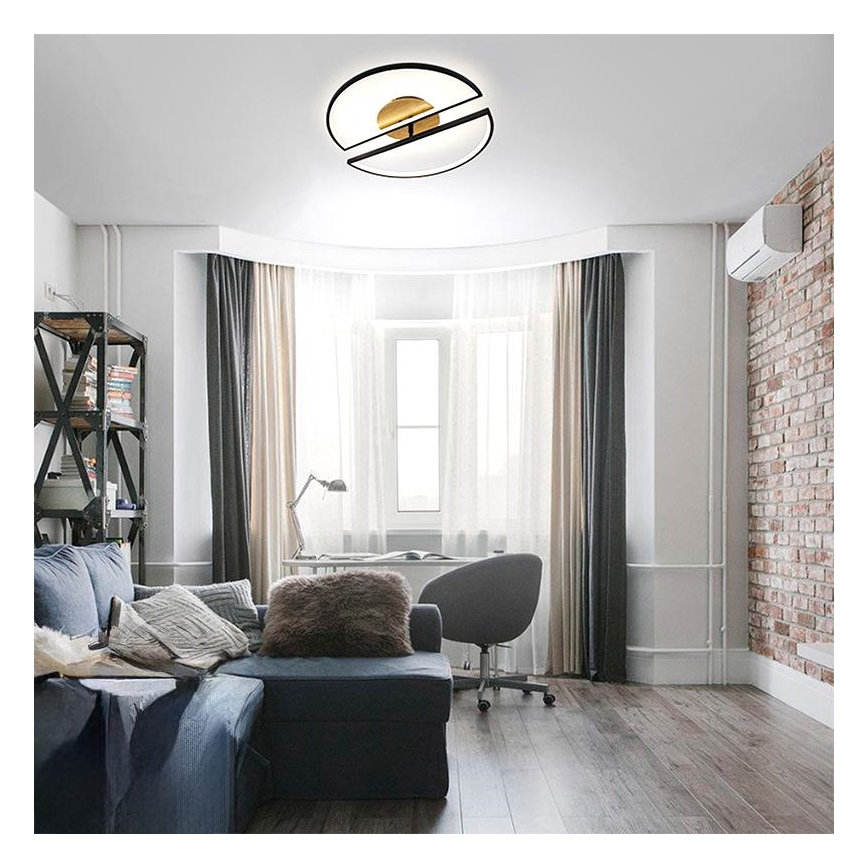 LED Prigušiva plafonjera LED/75W/230V 3000-6500K bukva + Daljinski upravljač