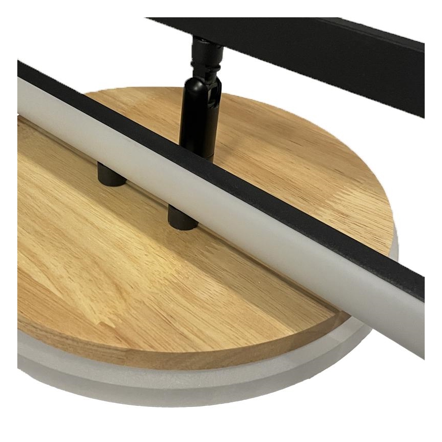 LED Prigušiva plafonjera LED/75W/230V 3000-6500K bukva + Daljinski upravljač