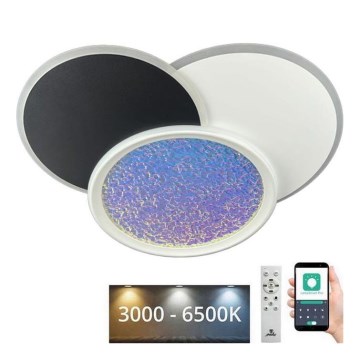 LED Prigušiva plafonjera LED/80W/230V 3000-6500K bela + Daljinski upravljač