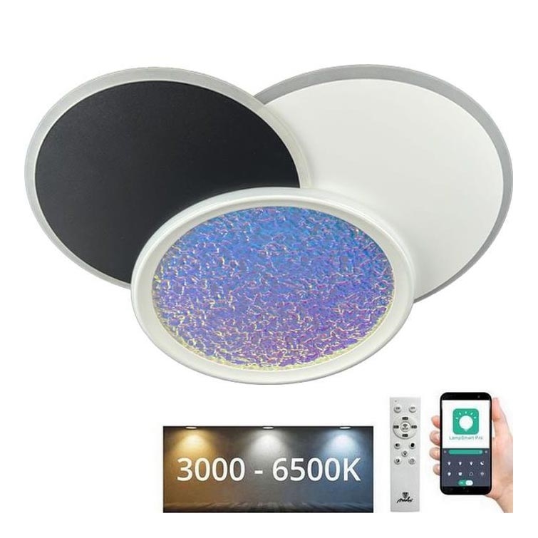 LED Prigušiva plafonjera LED/80W/230V 3000-6500K bela + Daljinski upravljač