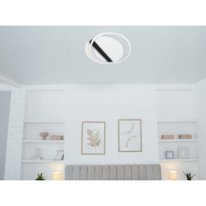 LED Prigušiva plafonjera LED/80W/230V 3000-6500K bela + Daljinski upravljač