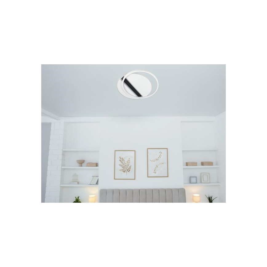 LED Prigušiva plafonjera LED/80W/230V 3000-6500K bela + Daljinski upravljač