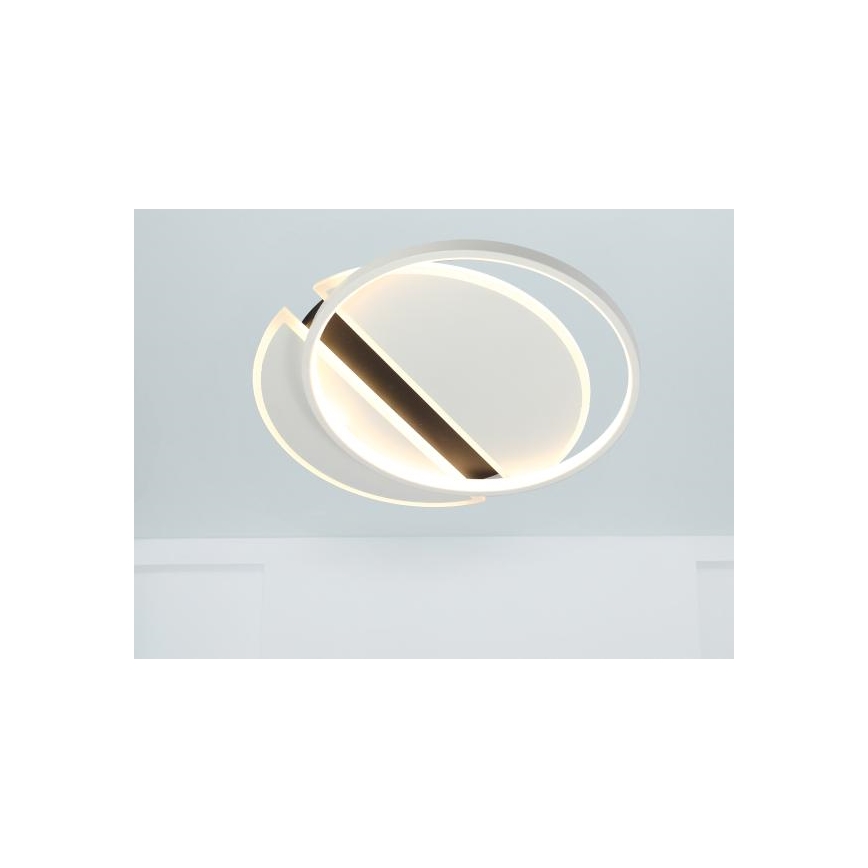 LED Prigušiva plafonjera LED/80W/230V 3000-6500K bela + Daljinski upravljač