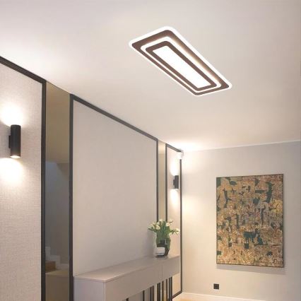LED Prigušiva plafonjera LED/85W/230V 3000-6500K + Daljinski upravljač