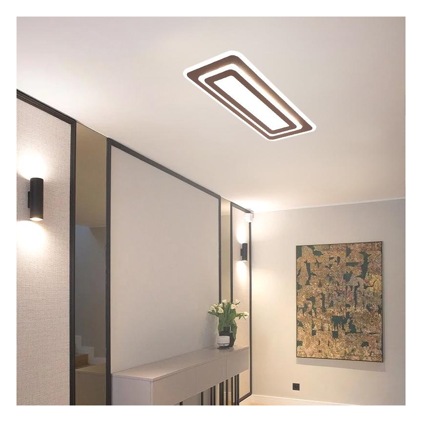 LED Prigušiva plafonjera LED/85W/230V 3000-6500K + Daljinski upravljač