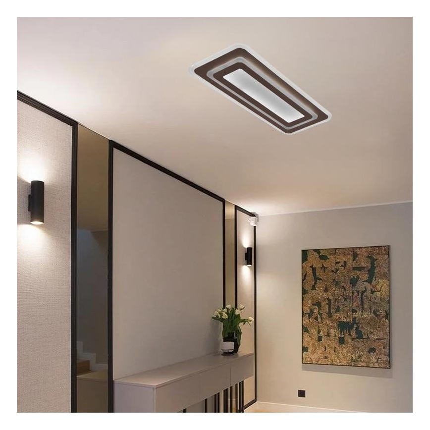 LED Prigušiva plafonjera LED/85W/230V 3000-6500K + Daljinski upravljač