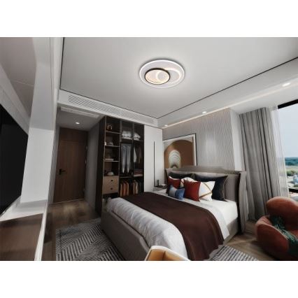 LED Prigušiva plafonjera LED/85W/230V 3000-6500K + Daljinski upravljač