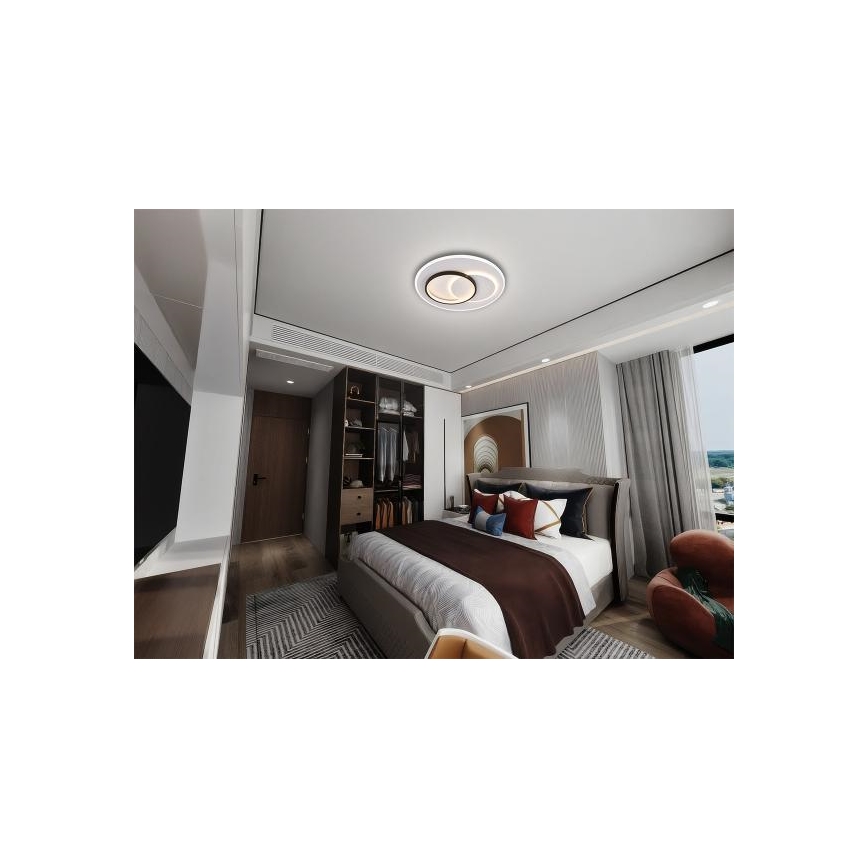 LED Prigušiva plafonjera LED/85W/230V 3000-6500K + Daljinski upravljač