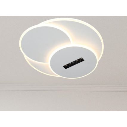 LED Prigušiva plafonjera LED/90W/230V 3000-6500K bela + Daljinski upravljač