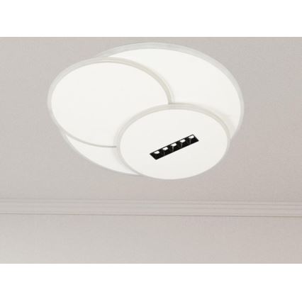 LED Prigušiva plafonjera LED/90W/230V 3000-6500K bela + Daljinski upravljač