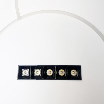 LED Prigušiva plafonjera LED/90W/230V 3000-6500K bela + Daljinski upravljač