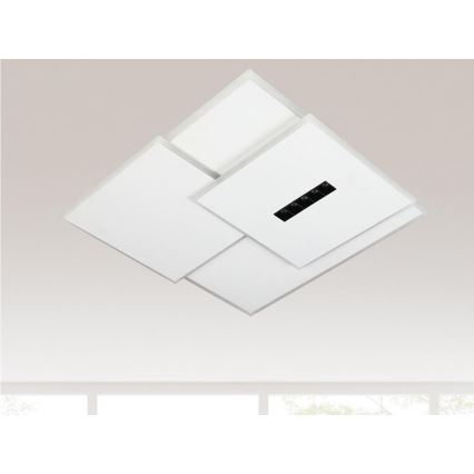 LED Prigušiva plafonjera LED/95W/230V 3000-6500K bela + Daljinski upravljač