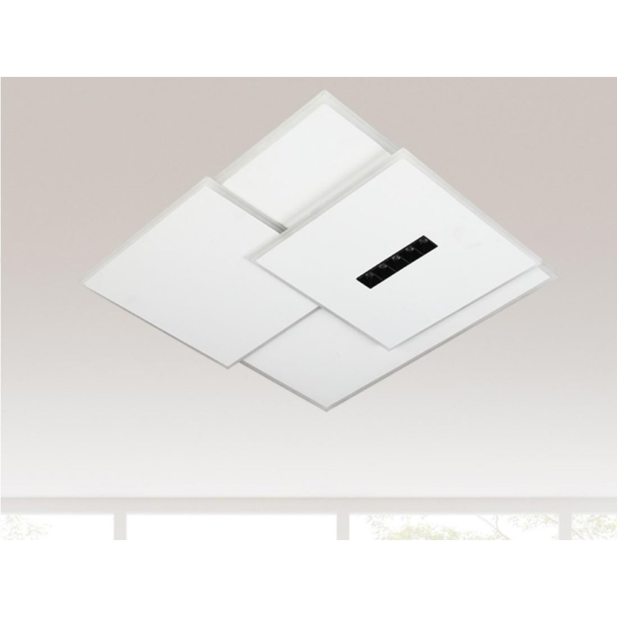 LED Prigušiva plafonjera LED/95W/230V 3000-6500K bela + Daljinski upravljač