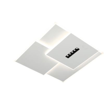 LED Prigušiva plafonjera LED/95W/230V 3000-6500K bela + Daljinski upravljač