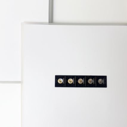 LED Prigušiva plafonjera LED/95W/230V 3000-6500K bela + Daljinski upravljač