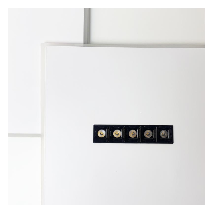 LED Prigušiva plafonjera LED/95W/230V 3000-6500K bela + Daljinski upravljač
