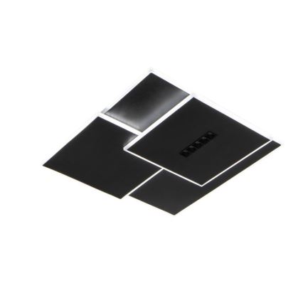 LED Prigušiva plafonjera LED/95W/230V 3000-6500K crno + Daljinski upravljač