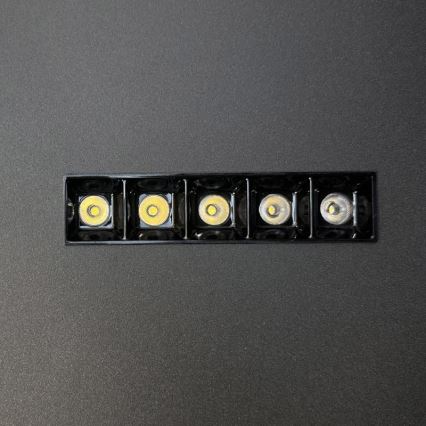 LED Prigušiva plafonjera LED/95W/230V 3000-6500K crno + Daljinski upravljač