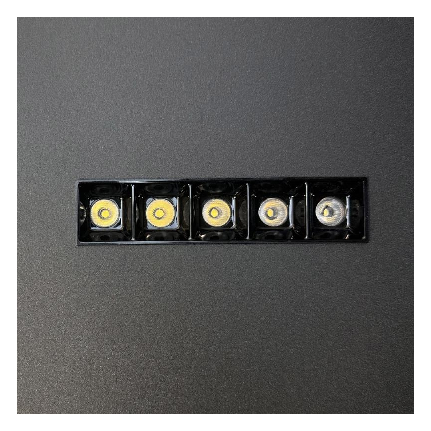 LED Prigušiva plafonjera LED/95W/230V 3000-6500K crno + Daljinski upravljač