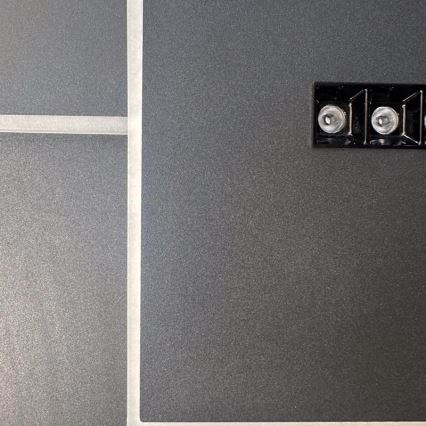 LED Prigušiva plafonjera LED/95W/230V 3000-6500K crno + Daljinski upravljač
