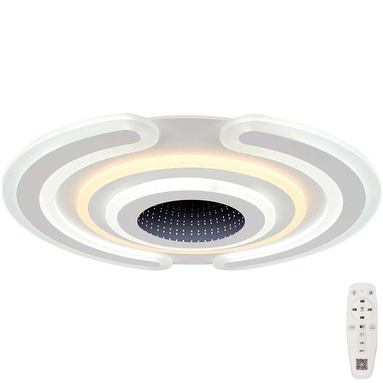 LED Prigušiva plafonjera LED/95W/230V 3000-6500K + Daljinski upravljač