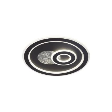 LED Prigušiva plafonjera LED/95W/230V 3000-6500K crno + Daljinski upravljač